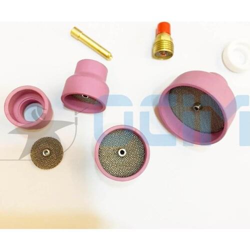 Ceramic Welding Cup Kit + Alumina Ceramic Nozzle Cups For WP9/20