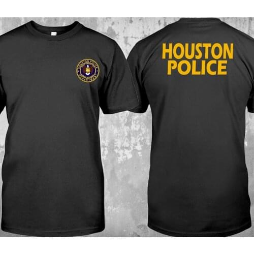 New Police Department City of Houston - Custom Brand 2019 Male Short Sleeve Cool Designs Best Selling Men Cool T Shirts
