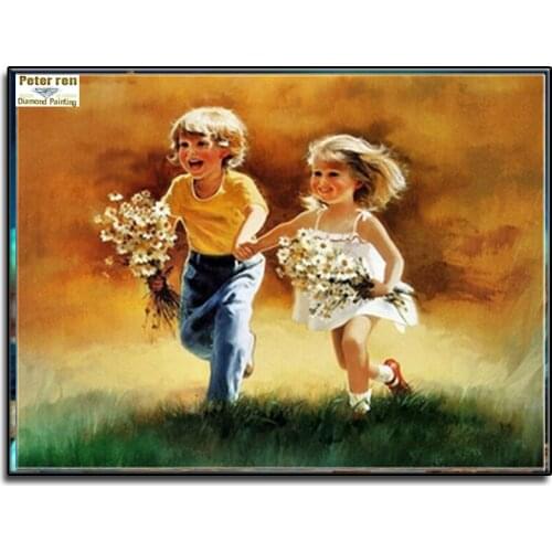 Картины по номерам для детей Peter ren China At AliExpress