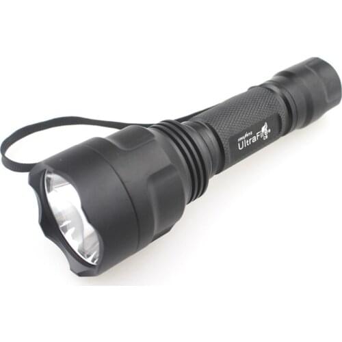U-F C8 1xCREE XP-L V5 2000lm Cold White Light SMO OP LED Flashlight (1 x 18650)