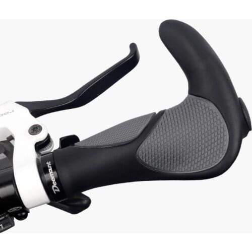 Comfy Bicycle Grips TPR Rubber Integrated MTB Cycling Hand Rest Mountain Bike Handlebar Mountain Bike Grips Bycicle Parts