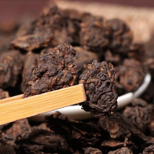 Yunnan Menghai Natural Premium Black Ripe Lao Cha Tou 250g