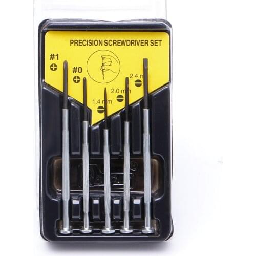 1 Set 5 PCS Precision Screwdriver Micro Jewelers Mini Watchmakers Tools