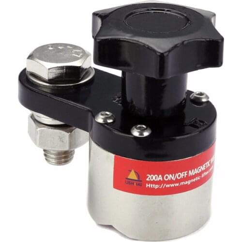 1pc 200A Magnetic Welding Ground 30kg Soldering Grounding Clamp Iron Welding Machine Neodymium Magnet Magnetic Connector