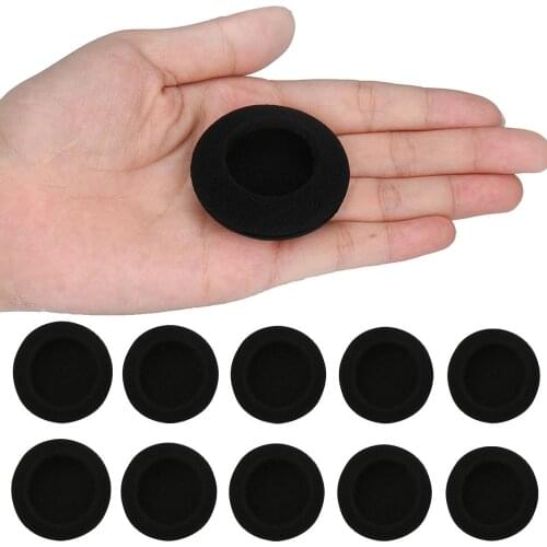 10 pcs 45mm Foam Pads Ear Pad Sponge Earpads Headphone Cover For Headset Replacement Quality Earphone Sleeve IN STOCK