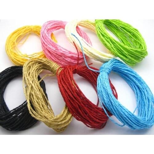 100 Meters Mulberry Paper String Crafting Floristry collage