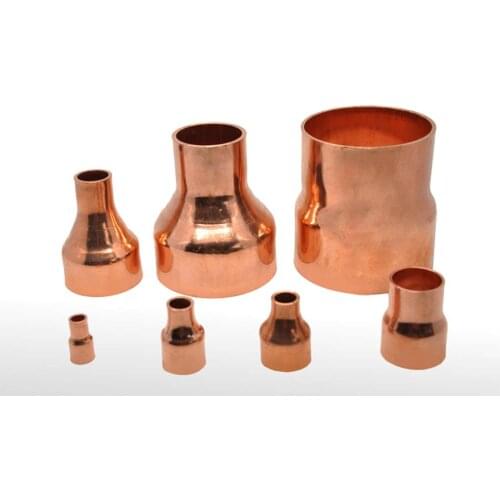 25.4mmX16mm Inner Diameter Copper End Feed Straight Reducing Coupling Plumbing Fitting Scoket Weld Water Gas Oil