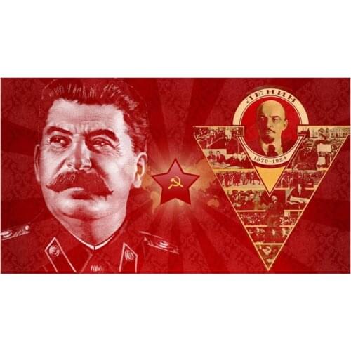 90*150cm Stalin Party Flag For Decoration