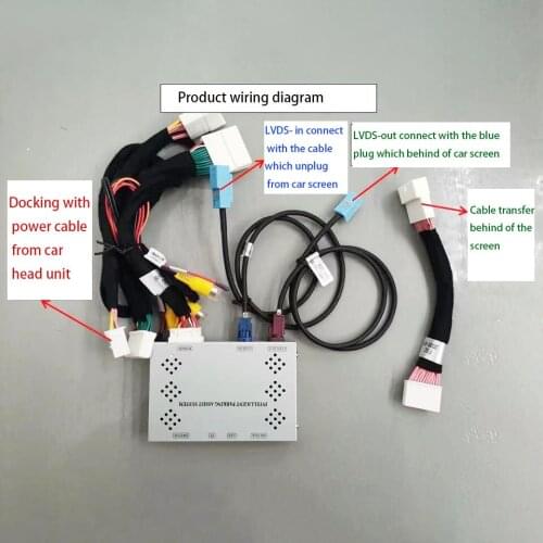 Car Interface with Rear / front camera Input for Lexus ES250 UX NX200 CT200 RX300 IS300 2015 2016 2017 Original Navigation