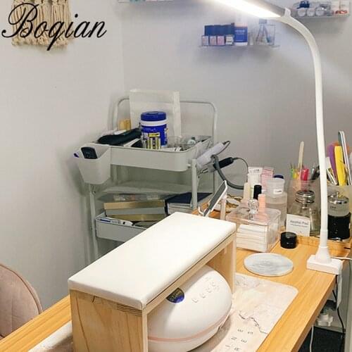 BQAN 1pcs Nail Leather Hand Pillow Rest Manicure Tools Table Hand Cushion Wood Pillow Holder Armrests Nail Art Stand Desk