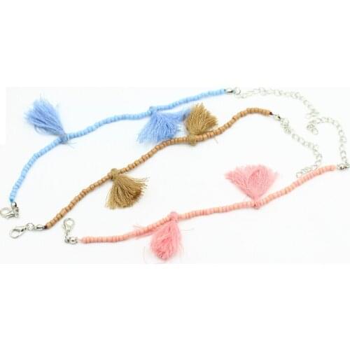 Bracelets for women Fashion Bracelets Charm Braceltes Zinc Alloy Women Trendy TASSEL Round Rope Chain Pulseras Mujer Moda 2018