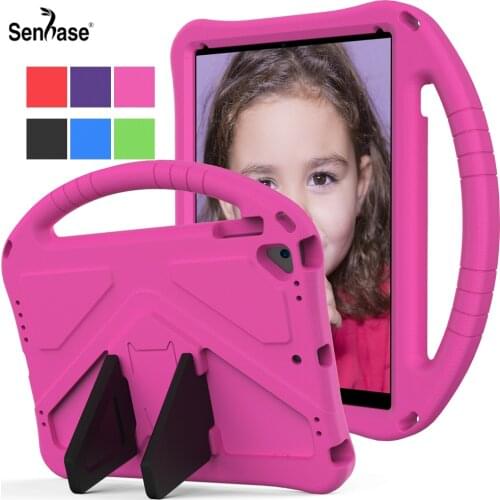 For Apple iPad 9.7 2018 2017 Air 2 Pro 9.7 2016 Case EVA Foam Portable Hand Holder Kids Safe Shockproof Stand Tablet Cover