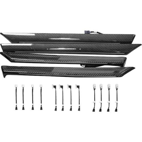 For Honda Civic 2016-2019 LED Interior Atmosphere Lamp 64 Colors Door Handle Atmosphere Light Door Bowl Frame Light