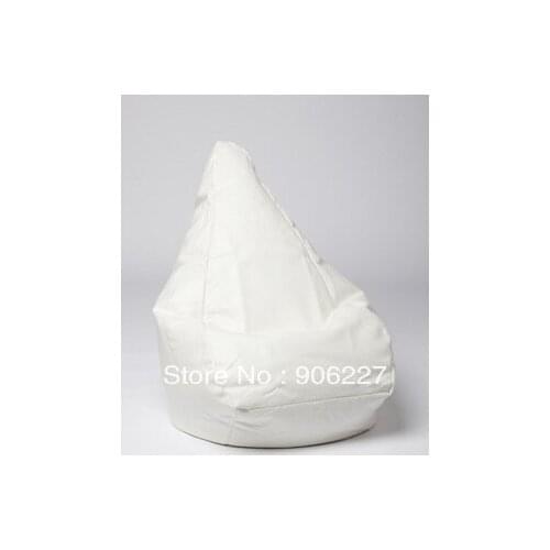 ELEGANT WHITE Bean bags, high quality beanbag chair in dustproof fabric - free shipping