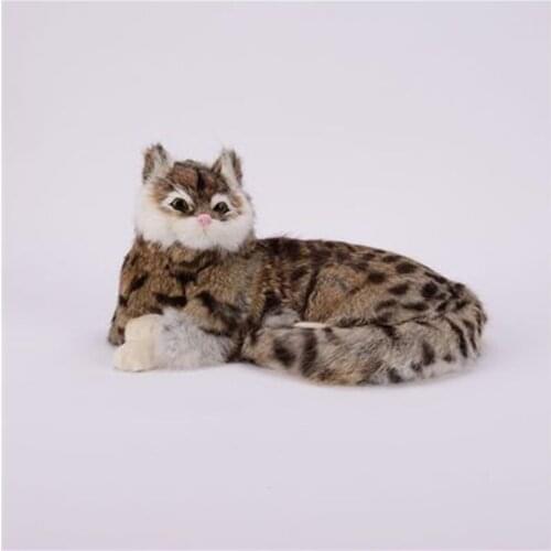 Fancytrader Simulation Animal Lovely Cat Polyethylene & Furs Handicraft House Decoration Prop Emulation Doll Gift