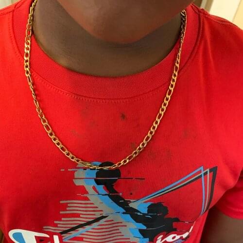 Hip Hop Stainless Steel Figaro Chain Necklace Fashion Long Necklaces For Women Men Jewelry Gift Gold Silver Color Collar Hombres