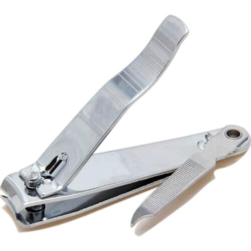 Stainless Steel Manicure Nail Tools Finger Toe Trimmer Nail Cutter Clippers With Nail File