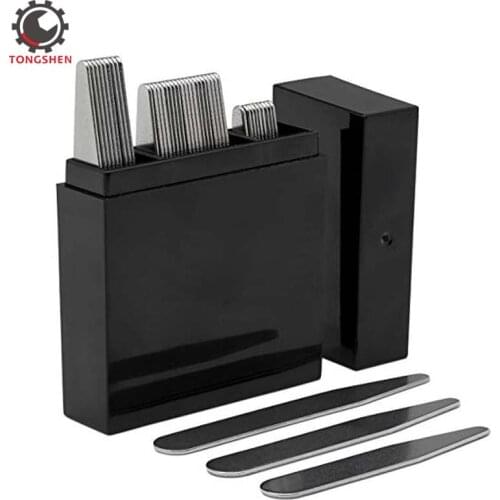 18Pcs Wholesale Metal Collar Stays Gift Present For BF Man Son Boy Mens Shirt Packing Stainless Steel Collar Stays For Dress