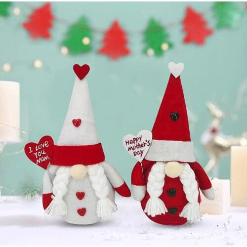 Mothers Day Faceless Cute Goblin Dolls 2021 New Jubilant Festival Decorations Plush Toys Home Ornaments Send Mom Ornament Gifts