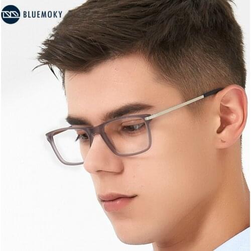 ZENOTTIC Square Prescription Glasses Men Women Myopia Hyperopia Eyeglasses Optical Anti-Blue-Ray Photochromic Spectacles Frames