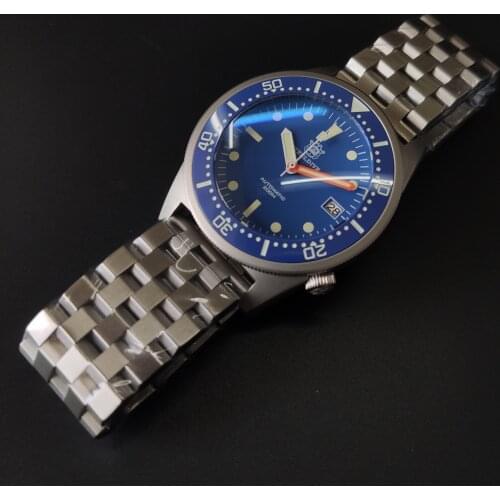 Steeldive Brand SD1979 Stainless Steel Bracelet Super Luminous C3 Blue Dial 200M Waterproof Dive Watch Men