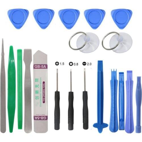 20 in 1 Mobile Phone Repair Tools Kit Spudger Pry Opening Tool Screwdriver Set for iPhone iPad Samsung Cell Phone Hand Tools Set