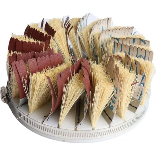 1 pcs 7" M16 Sisal & Emery Cloth Polishing Wheel Brush for Wood Curved Surface Primer Grinding 180mm