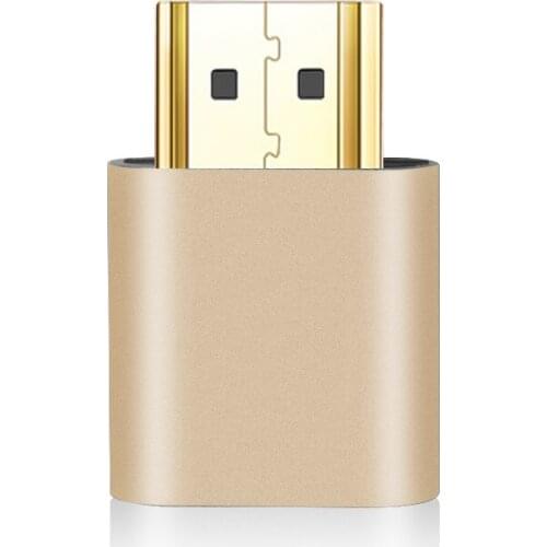 HDMI-compatible Virtual Display 4K HD DDC EDID Dummy Plug EDID Display Cheat Virtual Plug HDMI-compatible Dummy Emulator Adapter