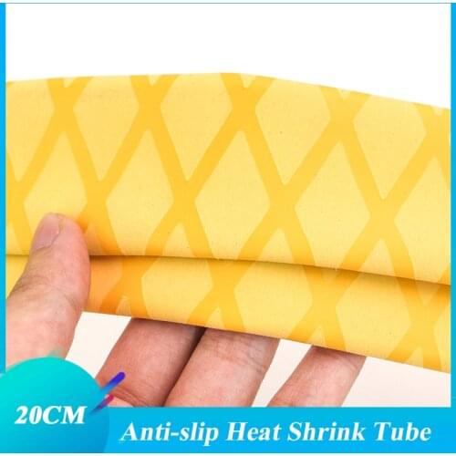 0.2M 15/18/20/22/25/28/30/35/40/50mm Anti-slip heat shrink tube for fishing rod/racquet/bicycle handles/tripod DIY 5 colors