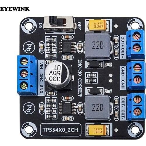 TPS5430 Positive Negative Dual Power Supply Module with Switching 12V Output