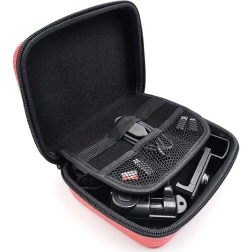 PU Hardshell Protective Hand Bag Mini Storage Box Carrying Case for FIMI-PALM Handheld Gimbal Camera DJI OSMO Pocket Accessories