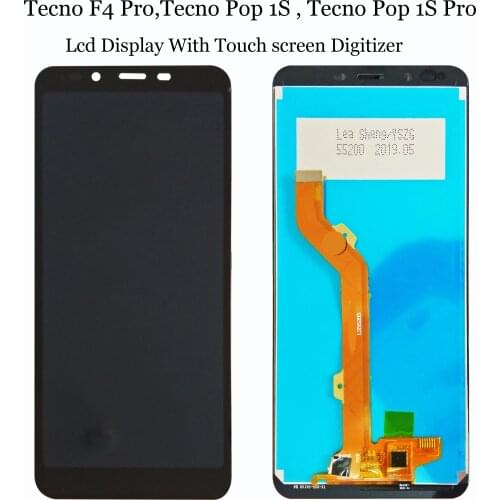 5.5" NEW Original For Tecno F4 Pro / Tecno Pop 1S Pro/Pop 1S LCD Display With Touch screen Digitizier Assembly parts Accessory