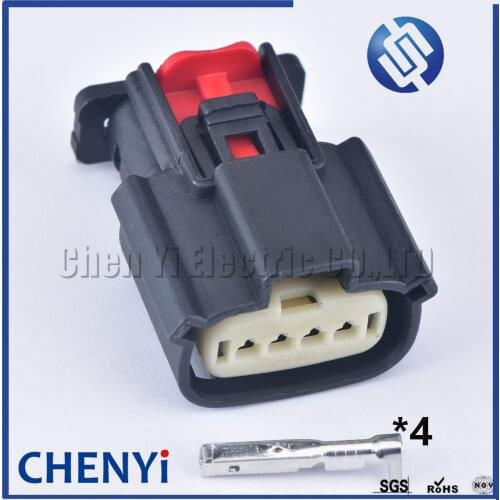 1Set Molex 4 Pin Automotive Light Lamp Connector Socket Ignition Coil Female Plug For Ford Chevrolet Buick 33471-0469 33471-0406