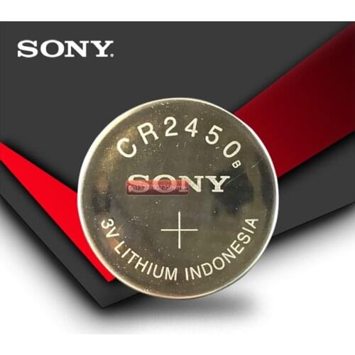 1pc/lot Sony 100% Original CR2450 CR 2450 3V Lithium Coin watch Key Fobs Battery Batteries For swatch watch For LEXUS Car Contro