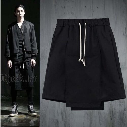 2020 New Hot Sale Plus Size Mens Clothing Culottes Dance Style Hiphop Nightclubb Singer Costumes Pants Skirts