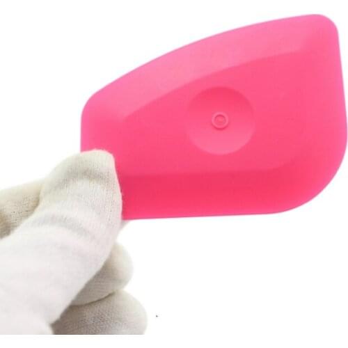 5pcs/Lot Foil Squeegee Vinyl Film Car Wrap Auto Home Office Car Film Sticker Install Cleaning Pink Scraper Window Tints Tool