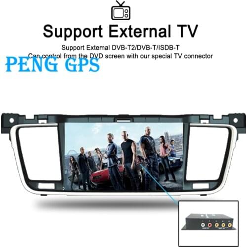 Android 9.0 Car DVD player Tape Recoder GPS Navigation for PEUGEOT 508 Car Head Unit Multimedia Player Stereo Radio JBL Optional