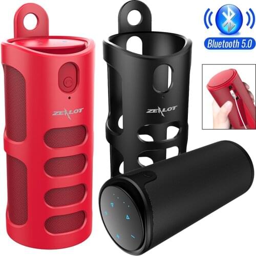 Wireless Bluetooth Speakers Outdoor Column HIFI Stereo Subwoofer Music Box Portable High-Power Speaker Support TF card