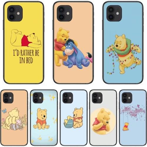 Phone Case Lovely Disney Cartoon Winnie the Pooh Style Phone Case cover For iphone 12 pro max 11 8 7 6 s XR PLUS X XS SE 2020