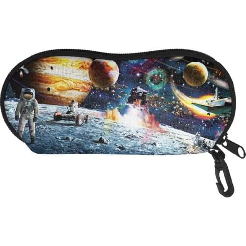 Galaxy Star Space Print Glasses Case Portable Sunglasses Holder Protector Case for Women/Men Fashion female Eyewear Accessories