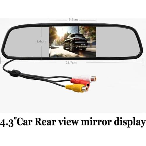 4.3 Inch TFT Color LCD HD Car Rear View Mirror Display / For Car Rearview Backup for Reverse Camera