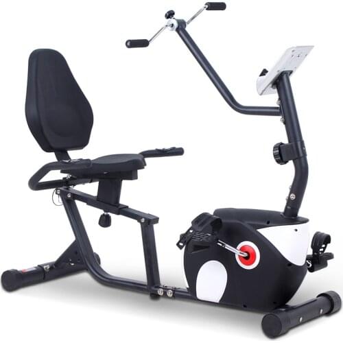 Horizontal Exercise Bike Home Magnetic Control Middle And Old People Exercise Equipment Sports Muscle Training Equipment