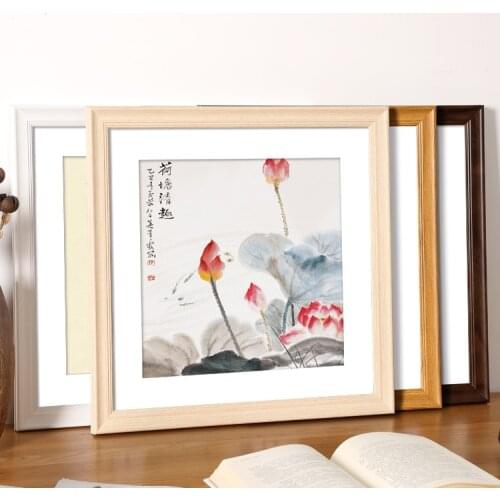 Chinese Simple Frame Display Framed Modern Rectangle Ornament Creative Photo Frame Fixie Wall Marcos De Fotos Room Decor DM50F