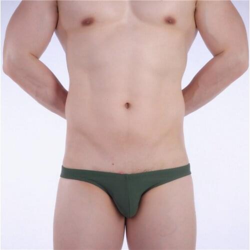 Green white sexy tight low waist swimwear new men beach swimsuit spa bathing suits men swim trunk briefs bikini swimming shorts