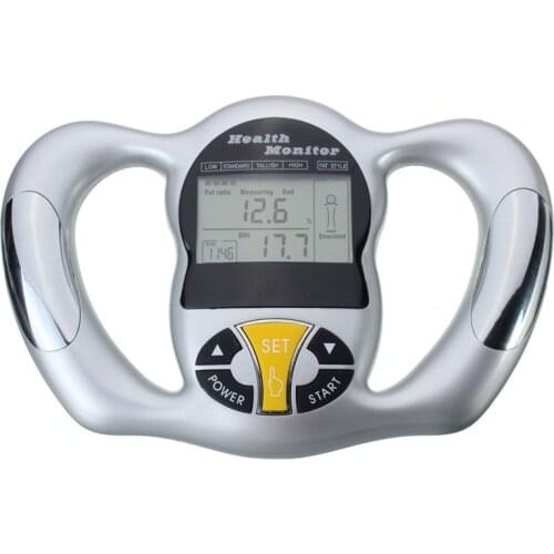 New Arrival Mini Digital LCD Portable Digital Handheld Body Mass Index BMI Meter Health Fat Analyzer Monitor