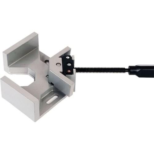 Single Handle 90 Degrees Right Angle Clamp Two Axis Alluminum Carpentry Woodworking Tools Welding Clamp