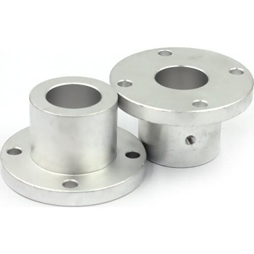 1pcs guide shaft support base round flange standard optical axis support base LFH aluminum alloy material