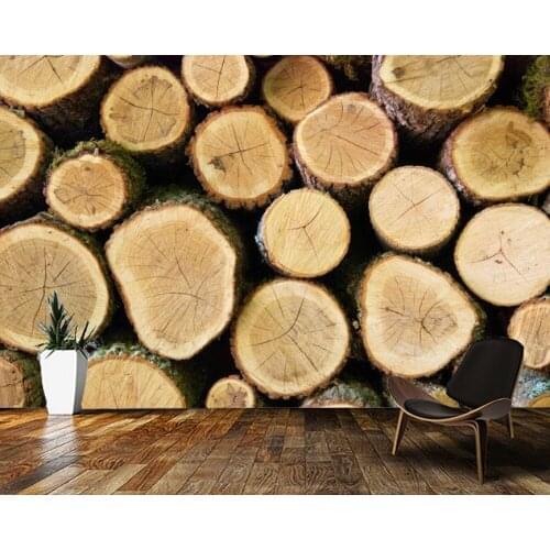 Papel de parede Wooden raw wood texture 3d wallpaper,living room tv wall bedroom wall papers home decor bar cafe mural