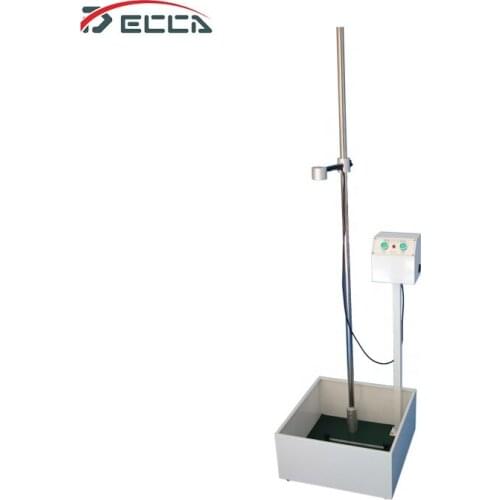 Plastic falling drop ball impact tester machine for pumping force testing