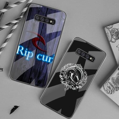 Luxury Surfing Brand Rip Curl Phone Case Tempered Glass For Samsung S20 Plus S7 S8 S9 S10 Plus Note 8 9 10 Plus